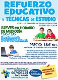 REFUERZO EDUCATIVO Y TÉCNICAS DE ESTUDIO